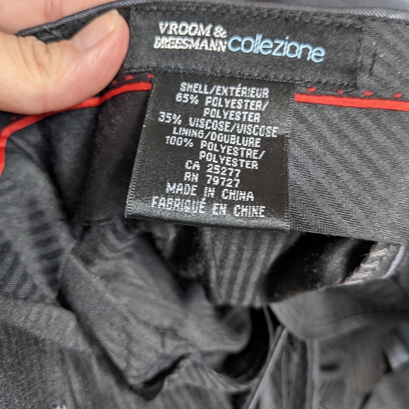 Men's suit & pants - 38R/32W - Grey/charcoal sheen - Picture 9 of 13